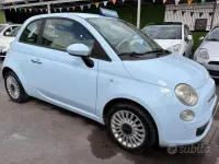 Usata Fiat 500 Pop 69 CV (50 kW) 2009 Blu Cabrio