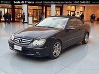 Usata Mercedes CLK320 Elegance 224 CV (164 kW) 2007 Nero Cabrio