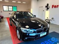 Usata BMW 118 Sport Line 150 CV (110 kW) 2016 Nero met Utilitaria
