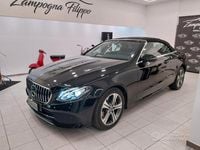 Usata Mercedes E220 194 CV (142 kW) 2018 Nero Cabrio