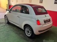 Usata Fiat 500C Lounge 69 CV (50 kW) 2010 Bianco Cabrio
