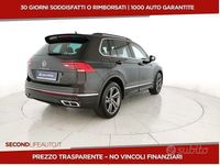 Usata VW Tiguan R-line 150 CV (110 kW) 2022 Nero SUV