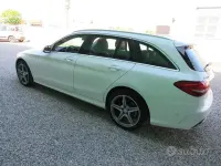 Usata Mercedes C220 AMG 170 CV (125 kW) 2016 Bianco Station wagon