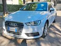 Usata Audi A3 Attraction 105 CV (77 kW) 2014 Bianco Berlina