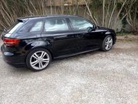Usata Audi A3 S-Line 116 CV (85 kW) 2018 Nero Berlina