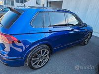 Usata VW Tiguan R-line 150 CV (110 kW) 2021 Blu SUV