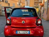 Usata Smart ForFour Passion 71 CV (52 kW) 2017 Rosso Utilitaria