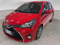 Usata Toyota Yaris Lounge 69 CV (50 kW) 2017 Rosso Berlina
