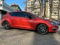 Usata Seat Leon FR 150 CV (110 kW) 2018 Arancione Berlina