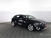 Usata Audi A3 Advanced 116 CV (85 kW) 2021 Nero midnight Berlina