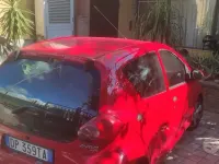 Usata Toyota Aygo 68 CV (50 kW) 2009 Rosso Utilitaria