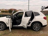 Usata BMW X3 Luxury Line 190 CV (139 kW) 2019 Bianco SUV