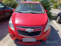 Usata Chevrolet Spark 81 CV (59 kW) 2011 Rosso Utilitaria