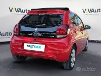 Usata Peugeot 108 Style 72 CV (52 kW) 2021 Rosso Cabrio