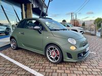 Usata Abarth 500C Custom 135 CV (99 kW) 2014 Verde Cabrio