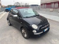 Usata Fiat 500C Lounge 85 CV (62 kW) 2015 Nero Cabrio