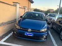 Usata VW Polo R-line 116 CV (85 kW) 2019 Blu Utilitaria