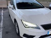 Usata Seat Leon ST Style 116 CV (85 kW) 2019 Bianco Station wagon