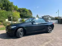 Usata BMW 218 Sport Line 150 CV (110 kW) 2017 Nero Cabrio