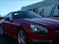 Usata Mercedes SL63 AMG AMG 537 CV (394 kW) 2012 Rosso Cabrio
