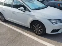 Usata Seat Leon 115 CV (84 kW) 2017 Bianco Station wagon