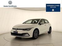 Usata VW Golf VIII Life 110 CV (80 kW) 2023 Bianco Utilitaria