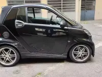 Usata Smart ForTwo Cabrio Brabus 102 CV (75 kW) 2015 Nero Cabrio