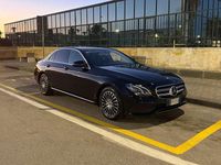 Usata Mercedes E200 Premium Plus 150 CV (110 kW) 2018 Nero Berlina