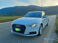 Usata Audi A3 110 CV (80 kW) 2017 Bianco Berlina