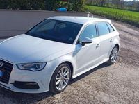 Usata Audi A3 Ambition 110 CV (80 kW) 2015 Bianco Berlina