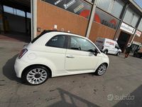 Usata Fiat 500 85 CV (62 kW) 2015 Bianco Cabrio