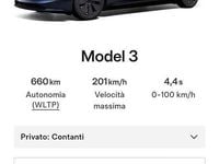 Usata Tesla Model 3 Long Range AWD 258 kW (351 CV) 2024 Blu/azzurro Berlina