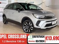 Usata Opel Crossland X 130 CV (95 kW) 2024 Grigio SUV
