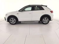 Usata VW T-Roc R-line 110 CV (80 kW) 2023 Pure white nero SUV
