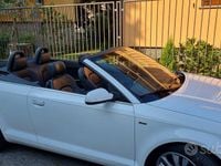 Usata Audi A3 Cabriolet S-Line 2013 Bianco Cabrio