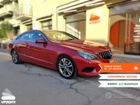Usata Mercedes E220 169 CV (124 kW) 2015 Rosso Coupé
