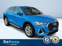 Usata Audi Q3 Sportback S-Line 150 CV (110 kW) 2021 Azzurro metallizzato SUV
