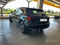 Usata Audi A3 Advanced 150 CV (110 kW) 2022 Nero Berlina
