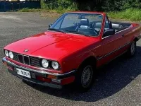 Usata BMW 320 Cabriolet Efficient Dynamics 129 CV (94 kW) 1988 Rosso Cabrio