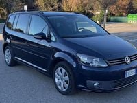 Usata VW Touran Comfortline 105 CV (77 kW) 2015 Blu/azzurro Monovolume