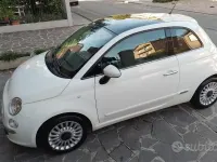 Usata Fiat 500 Lounge 69 CV (50 kW) 2011 Bianco Berlina