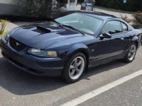 Usata Ford Mustang Bullitt 264 CV (194 kW) 2001 Blu/azzurro Coupé