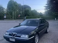 Usata Alfa Romeo 164 Super 201 CV (147 kW) 1995 Nero Berlina
