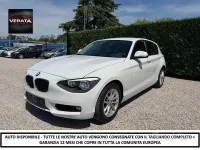 Usata BMW 118 Sport Line 170 CV (125 kW) 2014 Bianco Utilitaria