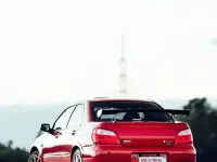 Usata Subaru Impreza 280 CV (205 kW) 2004 Rosso Berlina