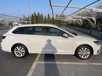 Usata Seat Leon ST Style 110 CV (80 kW) 2017 Bianco Station wagon