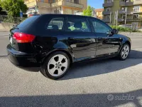 Usata Audi A3 Sportback Ambition 140 CV (102 kW) 2005 Nero Utilitaria