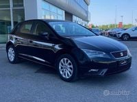 Usata Seat Leon Style 110 CV (80 kW) 2016 Nero Berlina