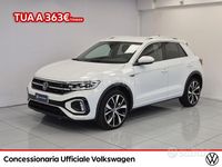 Usata VW T-Roc R-line 150 CV (110 kW) 2023 Bianco SUV