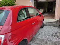 Usata Fiat 500 69 CV (50 kW) 2009 Rosso Cabrio